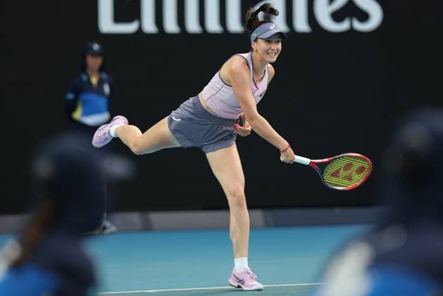 Eva Lys GER , Australian Open 2025, Melbourne Park, Melbourne, Victoria, Australia Copyright: xJuergenxHasenkopfx