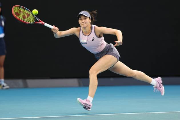 Eva Lys (GER), Australian Open 2025, Melbourne Park, Melbourne, Victoria, Australia. Copyright: xJuergenxHasenkopfx