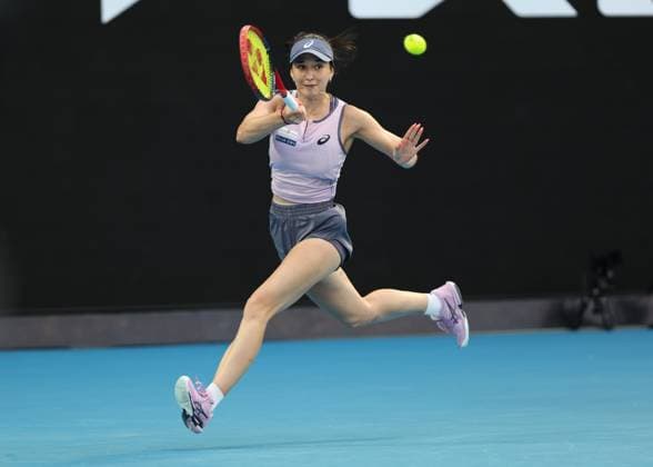 Eva Lys GER , Australian Open 2025, Melbourne Park, Melbourne, Victoria, Australia Copyright: xJuergenxHasenkopfx