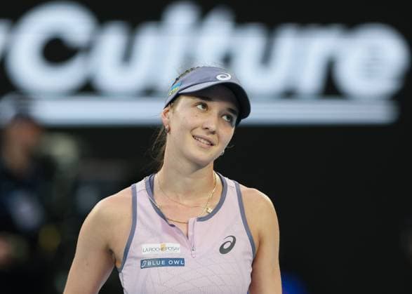 Eva Lys team in the players box, Australian Open 2025, Melbourne Park, Melbourne, Victoria, Australia Copyright: xJuergenxHasenkopfx
