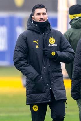 20 01 2025 Borussia Dortmund soccer training ahead of the Champions League match at FC Bologna Dortmund coach Nuri Sahin Copyright: xDavidxInderliedx