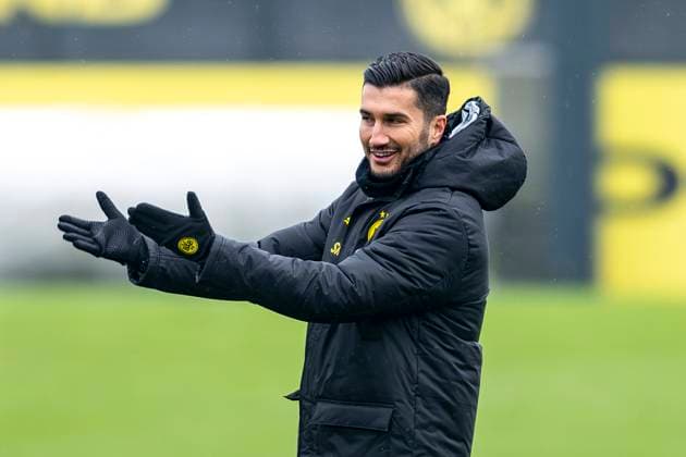 20 01 2025 Football Borussia Dortmund training ahead of the Champions League match at FC Bologna Dortmund coach Nuri Sahin reacts Copyright: xDavidxInderliedx