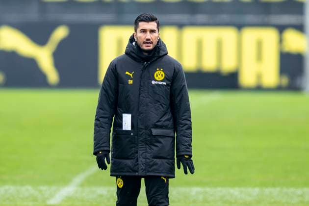 20 01 2025 Football Borussia Dortmund training ahead of the Champions League match at FC Bologna Dortmund coach Nuri Sahin reacts Copyright: xDavidxInderliedx