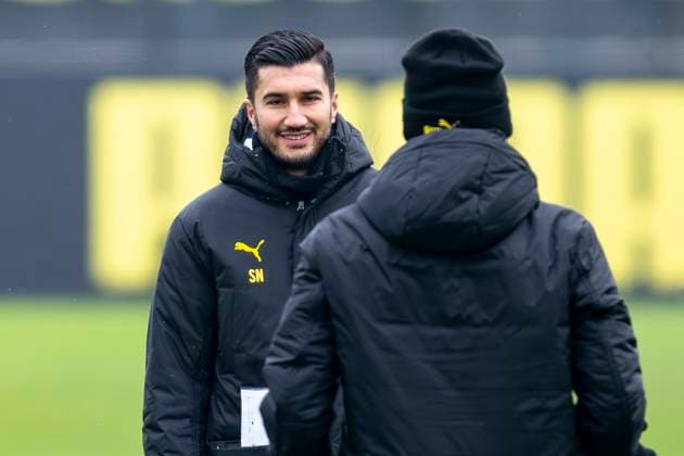 20 01 2025 Football Borussia Dortmund training ahead of the Champions League match at FC Bologna Dortmund coach Nuri Sahin reacts Copyright: xDavidxInderliedx