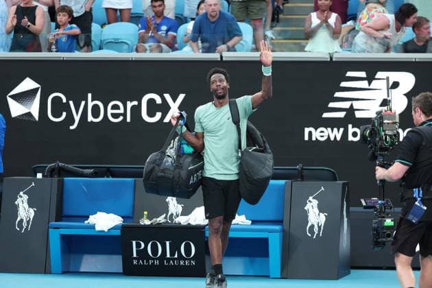 Open d Australie 2025 Gaël Monfils lors de l Open d Australie 2025 Nicolas Luttiau Bestimage Tennis : Open Australia 2025 in Melbourne Melbourne Australie  Copyright: x xNicolasxLuttiau Bestimagex xNicolasxLuttiau Bestimagex