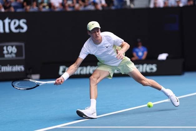 Open d Australie 2025 Jannik Sinner lors de l Open d Australie 2025 Nicolas Luttiau Bestimage Tennis : Open Australia 2025 in Melbourne Melbourne Australie  Copyright: x xNicolasxLuttiau Bestimagex xNicolasxLuttiau Bestimagex