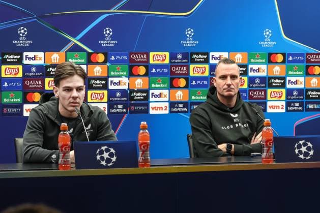 Football, CL, FC Brugge, Press conference