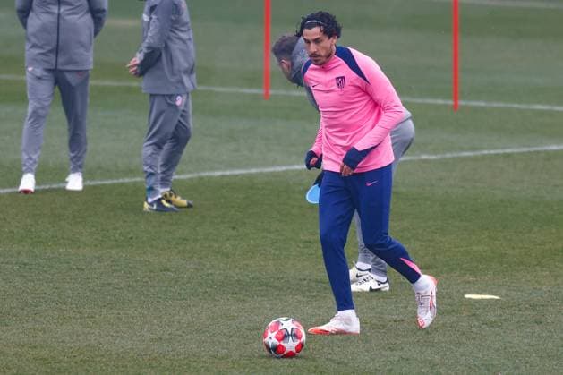 Football, CL, Atletico Madrid, Training