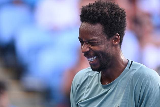 Australian Open - Gael Monfils Retires Against Ben Shelton - Round 4 Gael Monfils (FRA) during his fourth round match at the 2025 Australian Open at Melbourne Park in Melbourne, AUSTRALIA, on January 20, 2025. Photo by Corinne Dubreuil ABACAPRESS.COM Melbourne Australia  Copyright: xDubreuilxCorinne ABACAx