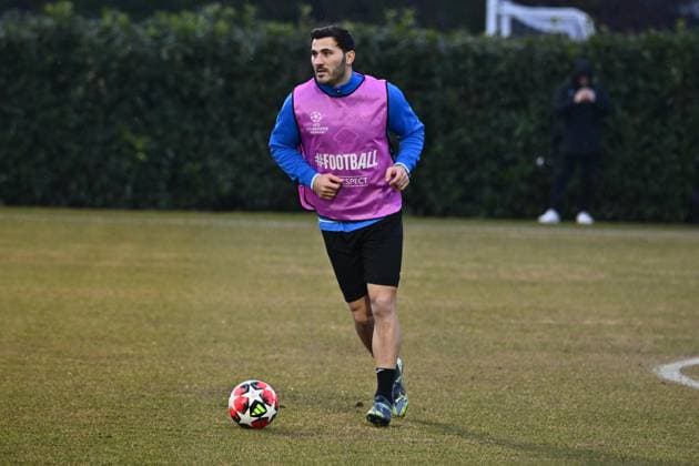 Football, CL, Atalanta Bergamo, Training