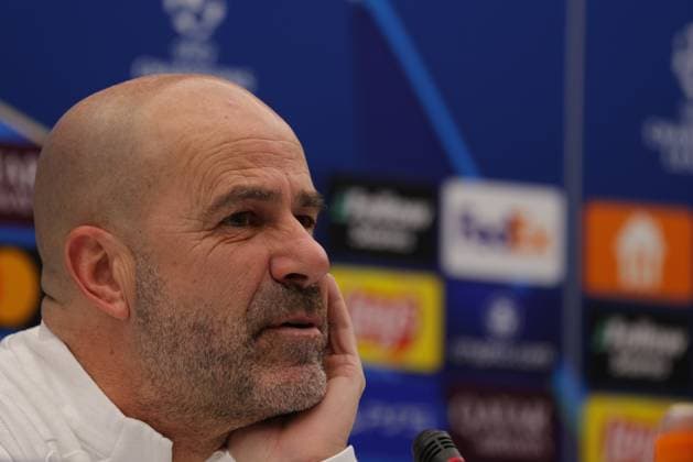CRVENA ZVEZDA vs PSV EINDHOVEN PETER BOSZ Peter Bos trener fudbalera PSV Ajndhovena pres konferencija pred utakmicu UEFA Lige Sampiona protiv Crvene zvezde na stadionu Rajko Mitic, Beograd 20.01.2025. godine Fudbal, Crvena zvezda, UEFA Liga Sampiona , PSV Ajndhoven Belgrade Rajko Mitic stadium Serbia Copyright: xACx xMNxPressx