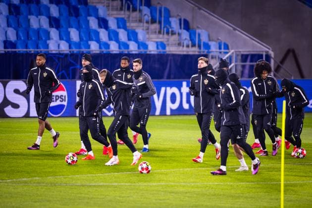 SLOVAN BRATISLAVA - STUTTGART TEAM PRACTICE Team practice of Stuttgart ahead of UEFA Champions League, league phase football match between SK Slovan Bratislava and VfB Stuttgart. Bratislava, Slovakia, January 20, 2025. PUBLICATION NOT IN SLOVAKIA Copyright: xx 080A2335