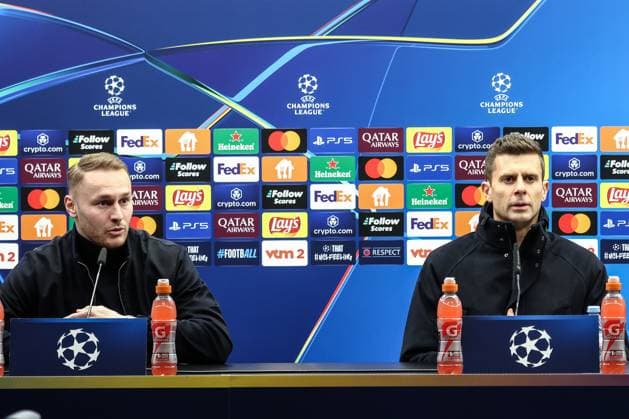 Football, CL, Juventus Turin, Press conference