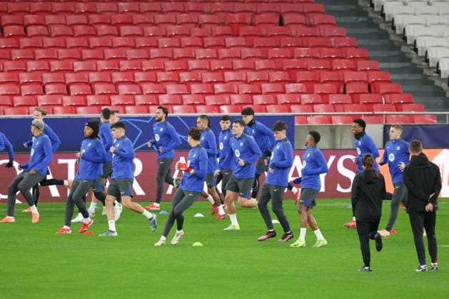 Portugal, Estadio do SL Benfica Lisbon 20 January 2025 Uefa Champions League phase 2024 25 Matchday 7, Press conference , Training S L Benfica FC Barcelona v l FC Barcelona at the last training session before the match against SL Benfica Copyright: HMBxMedia FernandoxSoares