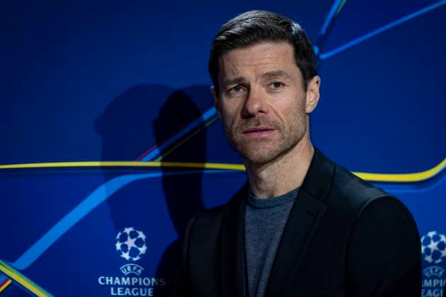 Champions League 2024 25 League Phase MD7: Bayer 04 Leverkusen Training and press conference, PK, Pressekonferenz Xabi Alonso, head coach of Bayer 04 Leverkusen, seen during the UEFA Champions League 2024 25 League Phase MD7 training and press conference at Estadio Riyadh Air Metropolitano on January 20, 2025 in Madrid, Spain. Madrid Estadio Riyadh Air Metropolitano Madrid Spain Copyright: xAlbertoxGardinx AGardin_20250120_Football_Champions_Bayern_Leverkusen_PC_0082