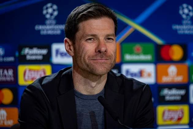 Champions League 2024 25 League Phase MD7: Bayer 04 Leverkusen Training and press conference, PK, Pressekonferenz Xabi Alonso, head coach of Bayer 04 Leverkusen, seen during the UEFA Champions League 2024 25 League Phase MD7 training and press conference at Estadio Riyadh Air Metropolitano on January 20, 2025 in Madrid, Spain. Madrid Estadio Riyadh Air Metropolitano Madrid Spain Copyright: xAlbertoxGardinx AGardin_20250120_Football_Champions_Bayern_Leverkusen_PC_0088