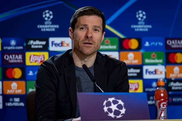 Champions League 2024 25 League Phase MD7: Bayer 04 Leverkusen Training and press conference, PK, Pressekonferenz Xabi Alonso, head coach of Bayer 04 Leverkusen, seen during the UEFA Champions League 2024 25 League Phase MD7 training and press conference at Estadio Riyadh Air Metropolitano on January 20, 2025 in Madrid, Spain. Madrid Estadio Riyadh Air Metropolitano Madrid Spain Copyright: xAlbertoxGardinx AGardin_20250120_Football_Champions_Bayern_Leverkusen_PC_0091