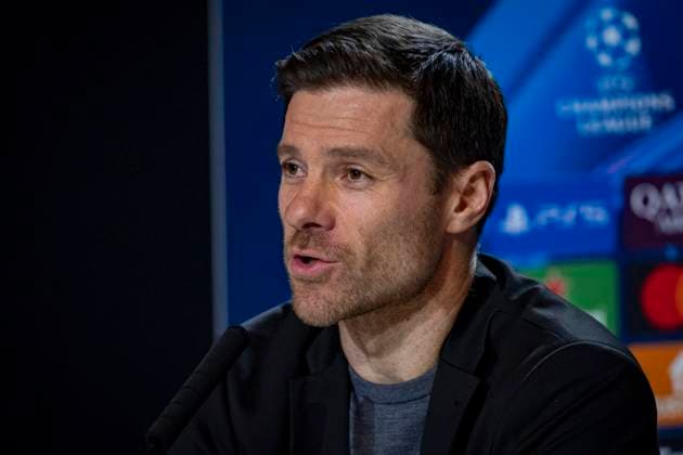 Champions League 2024 25 League Phase MD7: Bayer 04 Leverkusen Training and press conference, PK, Pressekonferenz Xabi Alonso, head coach of Bayer 04 Leverkusen, seen during the UEFA Champions League 2024 25 League Phase MD7 training and press conference at Estadio Riyadh Air Metropolitano on January 20, 2025 in Madrid, Spain. Madrid Estadio Riyadh Air Metropolitano Madrid Spain Copyright: xAlbertoxGardinx AGardin_20250120_Football_Champions_Bayern_Leverkusen_PC_0097