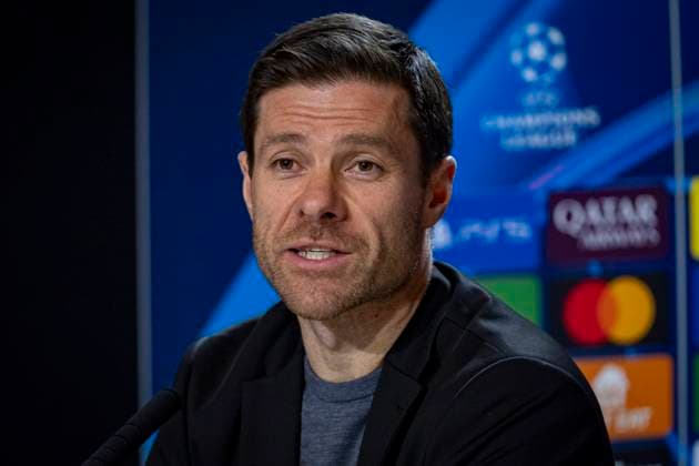 Champions League 2024 25 League Phase MD7: Bayer 04 Leverkusen Training and press conference, PK, Pressekonferenz Xabi Alonso, head coach of Bayer 04 Leverkusen, seen during the UEFA Champions League 2024 25 League Phase MD7 training and press conference at Estadio Riyadh Air Metropolitano on January 20, 2025 in Madrid, Spain. Madrid Estadio Riyadh Air Metropolitano Madrid Spain Copyright: xAlbertoxGardinx AGardin_20250120_Football_Champions_Bayern_Leverkusen_PC_0100