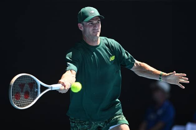 TENNIS AUSTRALIAN OPEN, Tommy Paul of USA during his 1 4 final match against Alexander Zverev of Germany during the 2025 Australian Open at Melbourne Park in Melbourne, Tuesday, January 21, 2025. ( NO ARCHIVING, EDITORIAL USE ONLY, NO USE IN BOOKS WITHOUT CONSENT MELBOURNE VICTORIA AUSTRALIA  Copyright: xLUKASxCOCHx 20250121198853608356