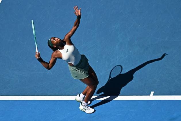 Australian Open - Quarter Round - Coco Gauff Coco Gauff (USA) during her quarter round match at the 2025 Australian Open at Melbourne Park in Melbourne, AUSTRALIA, on January 21, 2025. Photo by Corinne Dubreuil ABACAPRESS.COM Melbourne Australia  Copyright: xDubreuilxCorinne ABACAx