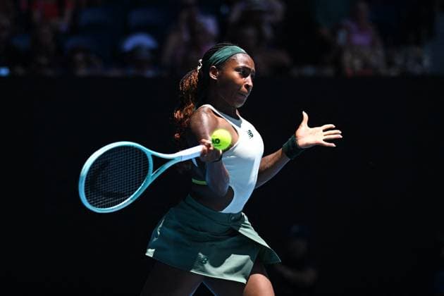 Australian Open - Quarter Round - Coco Gauff Coco Gauff (USA) during her quarter round match at the 2025 Australian Open at Melbourne Park in Melbourne, AUSTRALIA, on January 21, 2025. Photo by Corinne Dubreuil ABACAPRESS.COM Melbourne Australia  Copyright: xDubreuilxCorinne ABACAx