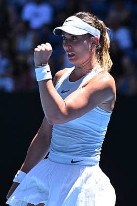 Australian Open - Quarter Round - Paula Badosa Paula Badosa (ESP) during her quarter round match at the 2025 Australian Open at Melbourne Park in Melbourne, AUSTRALIA, on January 21, 2025. Photo by Corinne Dubreuil ABACAPRESS.COM Melbourne Australia  Copyright: xDubreuilxCorinne ABACAx