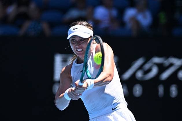 Australian Open - Quarter Round - Paula Badosa Paula Badosa (ESP) during her quarter round match at the 2025 Australian Open at Melbourne Park in Melbourne, AUSTRALIA, on January 21, 2025. Photo by Corinne Dubreuil ABACAPRESS.COM Melbourne Australia  Copyright: xDubreuilxCorinne ABACAx