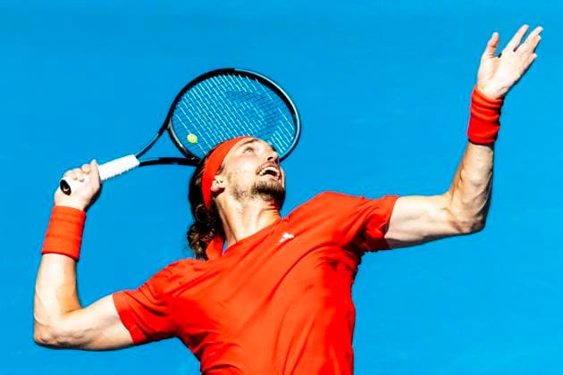 MELBOURNE, VIC - JANUARY 21: Alexander Zverev of Germany in action during the Quarterfinals of the 2025 Australian Open on January 21 2025, at Melbourne Park in Melbourne, Australia. (Photo by Jason Heidrich Icon Sportswire) TENNIS: JAN 21 Australian Open EDITORIAL USE ONLY Icon250121110