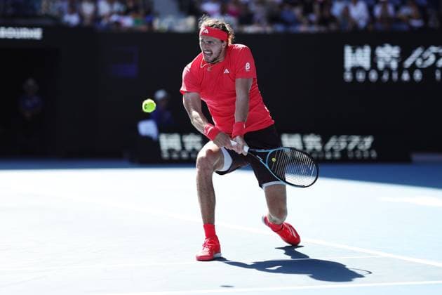 Alexander Zverev during his Quarter-final match against Tommy Paul in the Rod Laver Arena Australian Open, Day Ten, Tennis, Melbourne Park, Melbourne, Australia - 21 Jan 2025  Copyright: xRachelxBach Shutterstockx 15108797ao