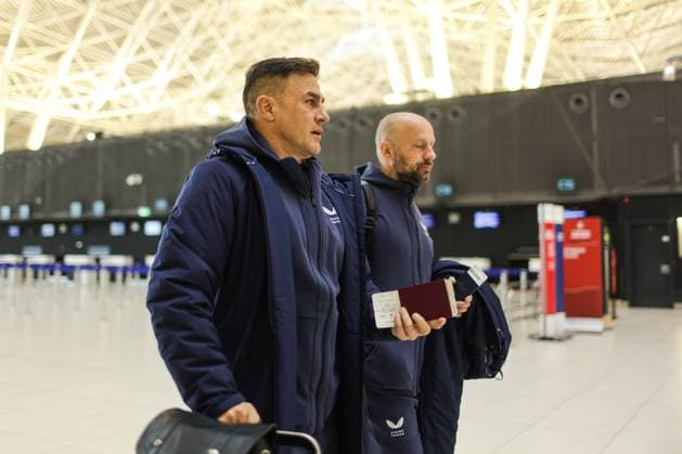 GNK Dinamo Zagreb depart for London Head Coach of Dinamo Zagreb Fabio Cannavaro arrive at Franjo Tudjman International Airport before departing to London on January 21, 2025. in Zagreb, Croatia. Dinamo Zagreb will play against Arsenal in the UEFA Champions League.  LukaxStanzl PIXSELL