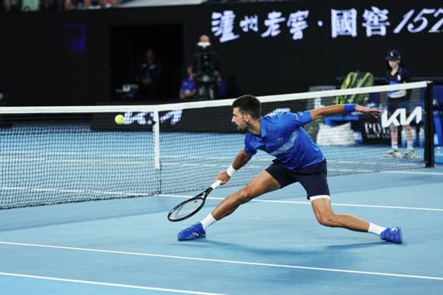 Novak Djokovic during his Quarter-final match against Alcaraz in the Rod Laver Arena Australian Open, Day Ten, Tennis, Melbourne Park, Melbourne, Australia - 21 Jan 2025  Copyright: xEllaxLing Shutterstockx 15108779bs