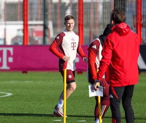 Joshua Kimmich FC Bayern Muenchen, 06 at training, GER, Final training, FC Bayern Muenchen, Football, UEFA Champions League, Matchday 7, 2024 2025 season, 21 01 2025, GER, Final training, FC Bayern Muenchen, Football, UEFA Champions League, Matchday 7, 2024 2025 season, 21 01 2025 Muenchen Copyright: xEibner-Pressefoto JennixMaulx EP_JML