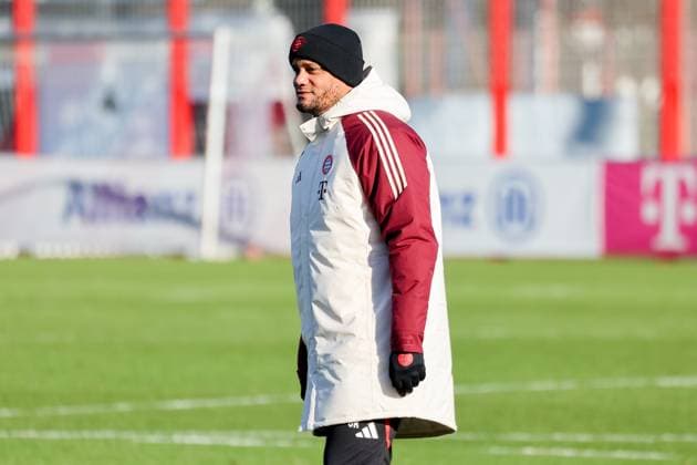 Vincent Kompany FC Bayern Muenchen, Head coach at training, GER, Final training, FC Bayern Muenchen, Football, UEFA Champions League, Matchday 7, 2024 2025 season, 21 01 2025, GER, Final training, FC Bayern Muenchen, Football, UEFA Champions League, Matchday 7, 2024 2025 season, 21 01 2025 Muenchen Copyright: xEibner-Pressefoto JennixMaulx EP_JML