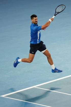 Novak Djokovic during his Quarter-final match against Alcaraz in the Rod Laver Arena Australian Open, Day Ten, Tennis, Melbourne Park, Melbourne, Australia - 21 Jan 2025  Copyright: xRachelxBach Shutterstockx 15108797gy