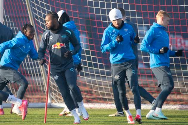 Football, CL, RB Leipzig training