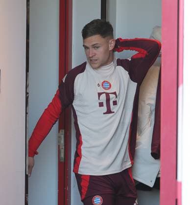 21 01 2025, Champions League FC Bayern final training, Saebenerstrasse Muenchen, Soccer, Sports, in the picture Joshua Kimmich FC Bayern Muenchen
