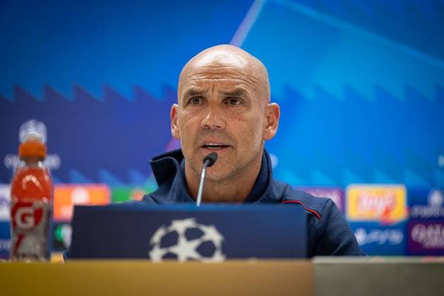 SOCCER - UEFA CL, Madrid vs RBS MADRID,SPAIN,21.JAN.25 - SOCCER - UEFA Champions League, Real Madrid CF vs Red Bull Salzburg, preview, press conference, PK, Pressekonferenz RBS. Image shows head coach Thomas Letsch (RBS).  GEPAxpictures xFelipexMondino