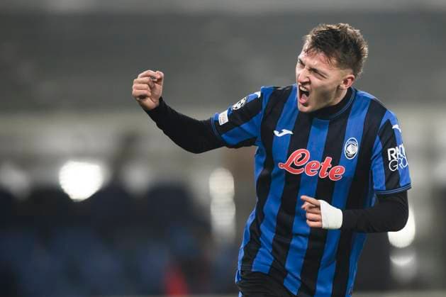 Atalanta BC v SK Sturm Graz - UEFA Champion League Mateo Retegui of Atalanta BC celebrates after scoring a goal during the UEFA Champions League 2024 25 league phase football match between Atalanta BC and SK Sturm Graz. Bergamo Italy Copyright: xNicolòxCampox