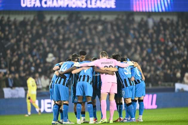 Club Brugge v Juventus - UEFA Champions League BRUGGE, BELGIUM - JANUARY 21 : players of Club Brugge during the UEFA Champions League 2024 25 League Phase MD7 match between Club Brugge and Juventus on January 21, 2025 in Brugge, Belgium, 21 01 2025 Brugge Belgium  Copyright: xNicoxVereeckenx