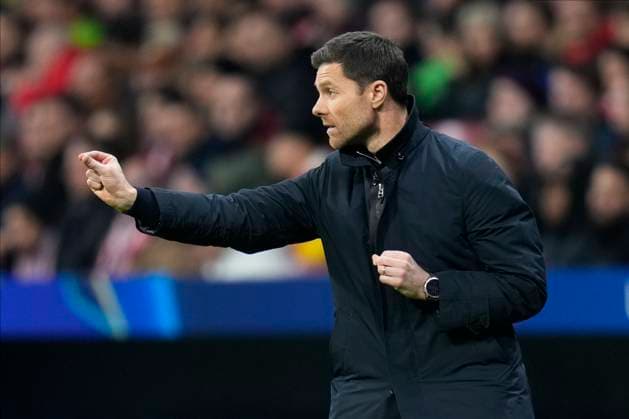 Champions League 2024 25 League match between Atletico de Madrid and Bayer Leverkusen Bayer Leverkusen head coach Xabi Alonso during the UEFA Champions League 2024 25 League match between Atletico de Madrid and Bayer Leverkusen at Riyadh Air Metropolitano on December 11, 2024 in Madrid, Spain MadridSpain  Copyright: xx