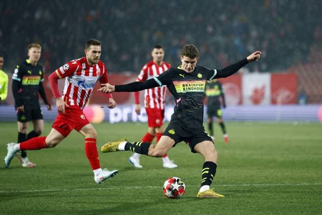 Football, CL, Red Star Belgrade - PSV Eindhoven