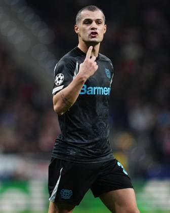 ESP: Atletico de Madrid v Bayer 04 Leverkusen. UEFA Champions League. Date 7 Granit Xhaka of Bayer 04 Leverkusen during the UEFA Champions League match between Atletico de Madrid and Bayer 04 Leverkusen played at Riyahd Air Metropolitano Stadium on January 21, 2025 in Madrid, Spain. kpng Copyright: xBaguxBlancox xPRESSINPHOTOx PS_250121_ATL_LEV_017