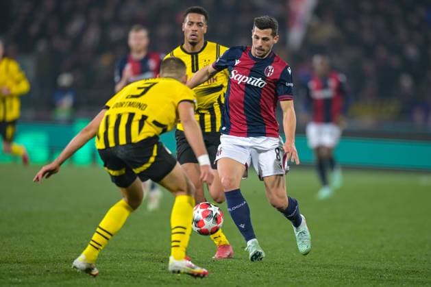 Bologna s Remo Freuler portrait in action during Bologna FC vs Borussia Dortmund, UEFA Champions League football match in Bologna, Italy, January 21 2025  Copyright: xAlessioxMarini IPAxSportx xipa-agency.netx xx IPA_53200936 IPA_Agency_IPA53200936