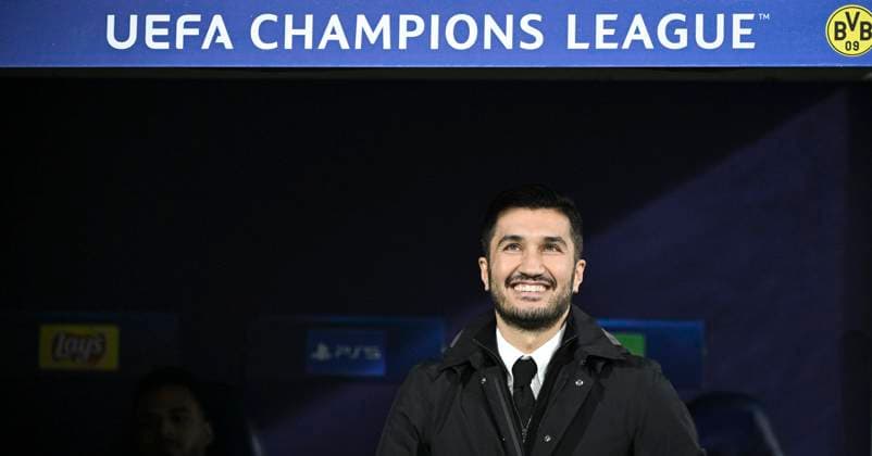 FUSSBALL CHAMPIONS LEAGUE SAISON 2024 2025 7. Spieltag FC Bologna - Borussia Dortmund 21.01.2025 Trainer Nuri Sahin (Borussia Dortmund)