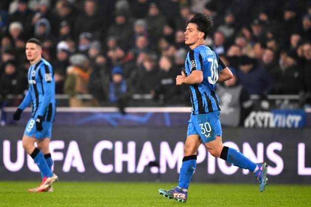 Club Brugge v Juventus - UEFA Champions League BRUGGE, BELGIUM - JANUARY 21 : Jashari Ardon midfielder of Club Brugge during the UEFA Champions League 2024 25 League Phase MD7 match between Club Brugge and Juventus on January 21, 2025 in Brugge, Belgium, 21 01 2025 Brugge Belgium  Copyright: xTomasxSiskx