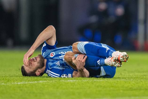 Disappointed Kevin Wimmer on the pitch during UEFA Champions league match, SK Slovan Bratislava - VFB Stuttgart , 21. january 2025, Tehelne pole Stadium, Bratislava, Slovakia Copyright: xMICHALxFAJT,ZOSPORTU.SKx FAJ_7864