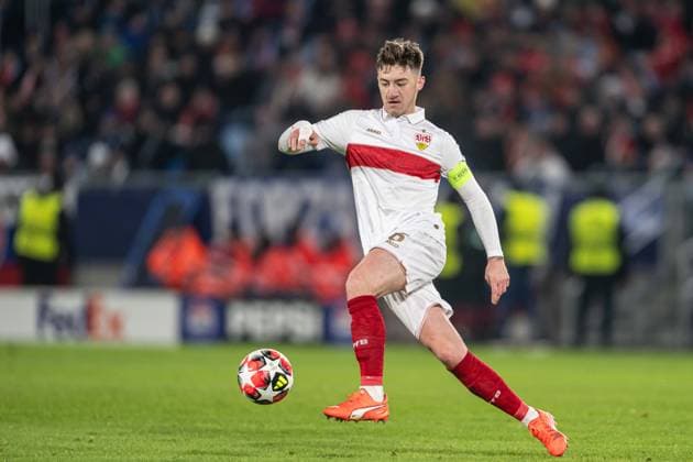 Angelo Stiller during UEFA Champions league match, SK Slovan Bratislava - VFB Stuttgart , 21. january 2025, Tehelne pole Stadium, Bratislava, Slovakia Copyright: xMICHALxFAJT,ZOSPORTU.SKx FAJ_8139