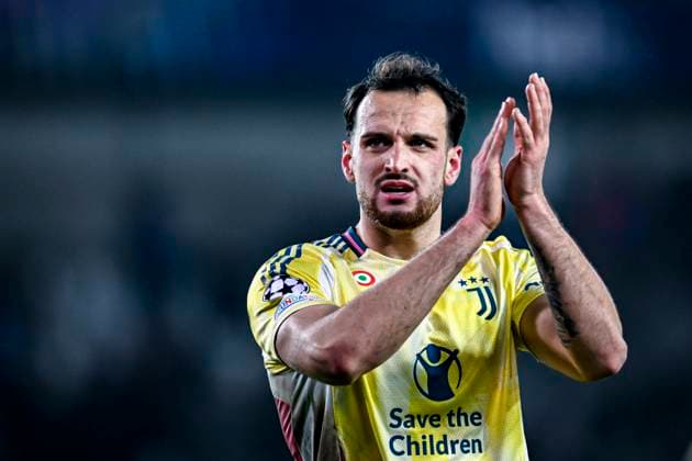 Juventus defender Federico Gatti, during the match Club Brugge Juventus at the Jan Beydelstadium for the UEFA Champions League phase Matchday 7 season 2024 2025 in BRUGGE, Belgium on 21 januari 2025, photo by Stefan Koops EYE4images DeFodi Images Defodi 746 209696 Defodi-746