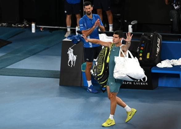 2025 Australian Open Carlos Alcaraz ESP , Novak Djokovic SRB